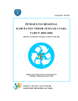 Pendapatan Regional Kabupaten Timor Tengah Utara Tahun 2004-2006