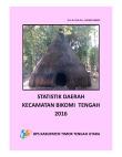 Statistik Daerah Kecamatan Bikomi Tengah 2016